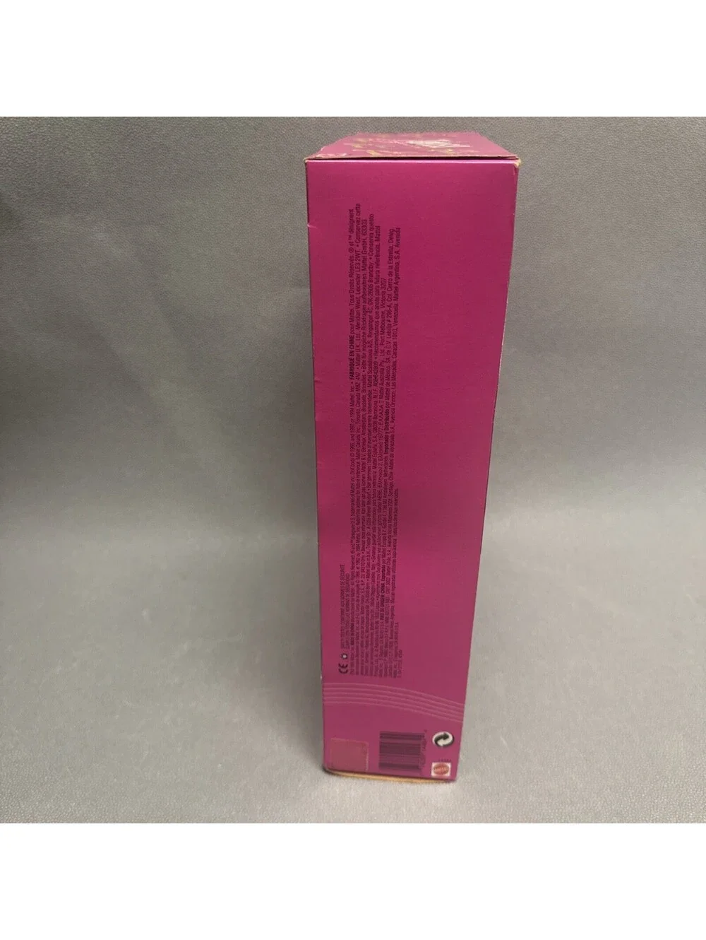 Mattel box has